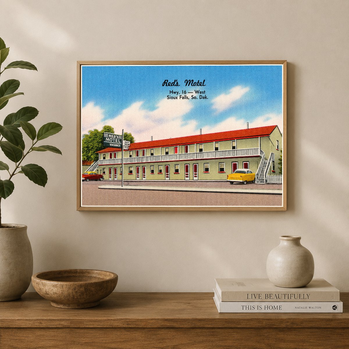 Sioux Falls, SD: Red's Motel, Hwy. 16 -- West, Sioux Falls, So. Dak.