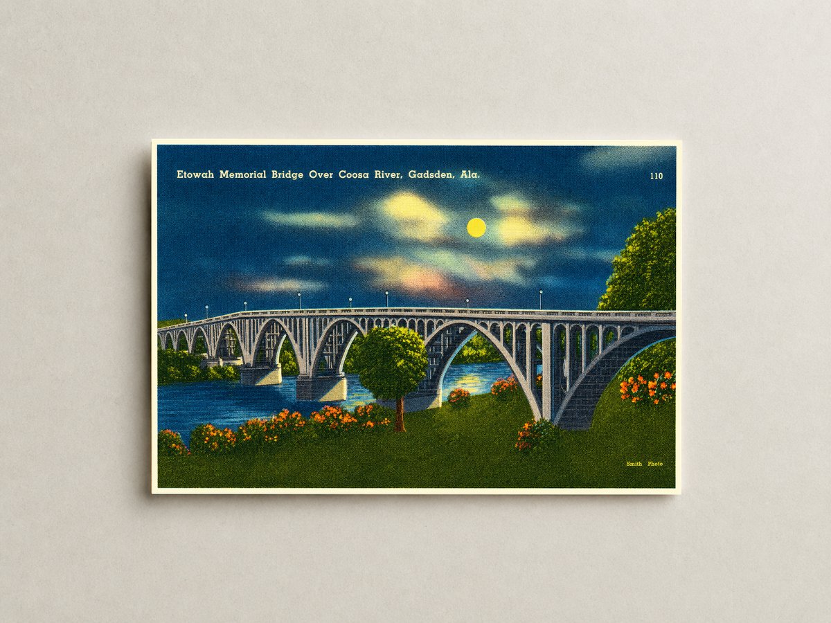 Gadsden, AL: Etowah memorial bridge over Coosa River