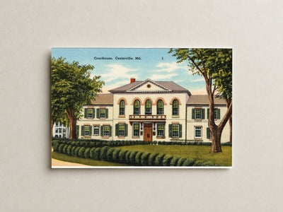 Courthouse, Centerville, MD — Vintage Maryland Postcard