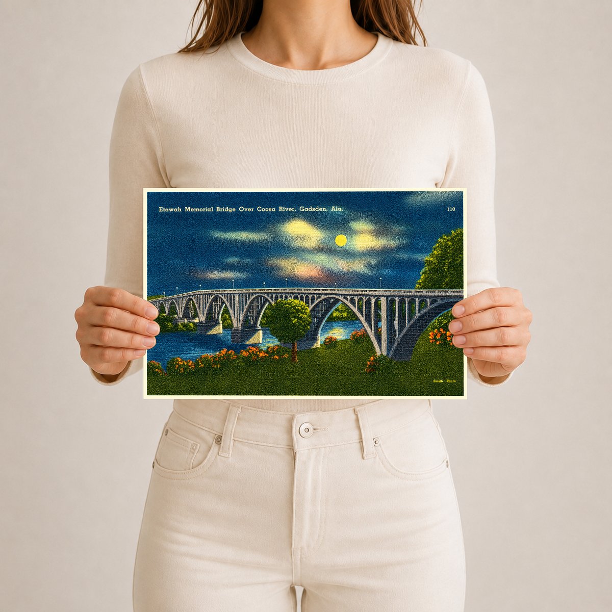 Gadsden, AL: Etowah memorial bridge over Coosa River