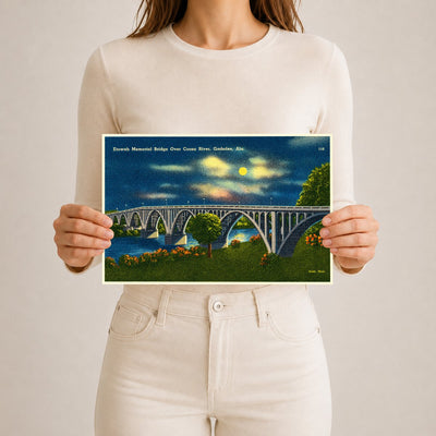Gadsden, AL: Etowah memorial bridge over Coosa River