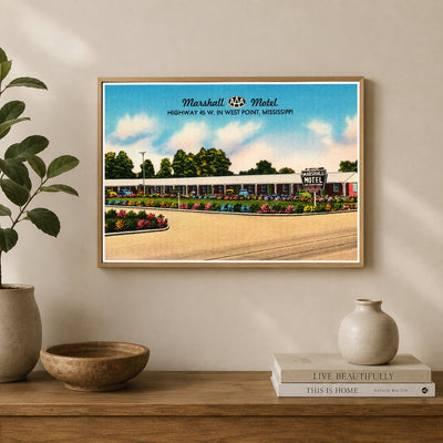 West Point, MS: Marshall Motel, Highway 45 W. In West Point
