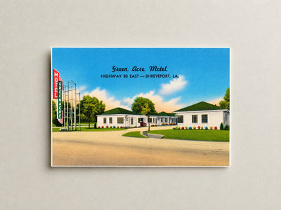 Shreveport, LA: Green Acre Motel, Highway 80 East -- Shreveport