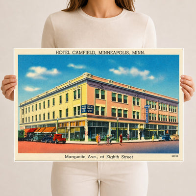 Minneapolis, MN: Hotel Camfield, Minneapolis, Minn. Marquette Ave., at Eighth Street