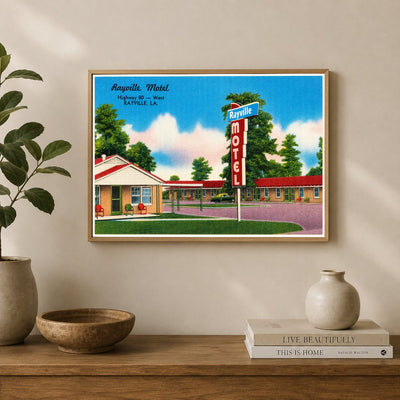 Rayville, LA: Rayville Motel, Highway 80 -- West