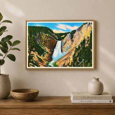 Grand Canyon Of The Yellowstone, WY: The Great Falls, Yellowstone National Park