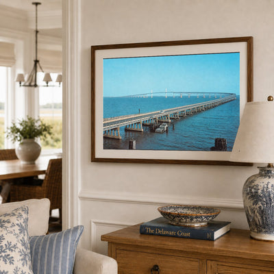 Chesapeake Bay Bridge — Vintage Maryland Postcard