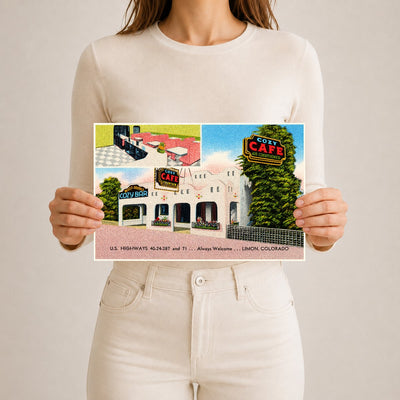 Limon, CO: Cozy Cafe, U.S. Highways 40-24-287 and 71... always welcome... Limon