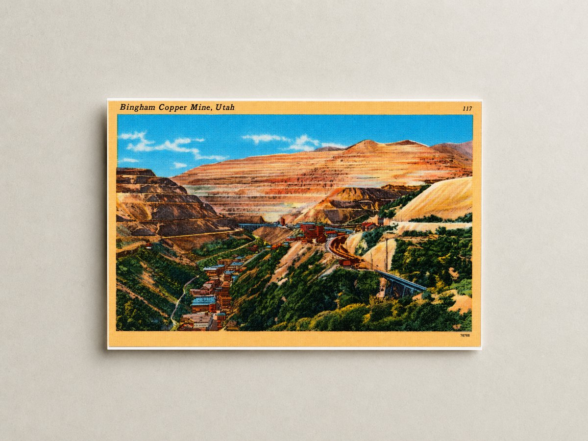 Bingham Copper Mine, UT: Historic View