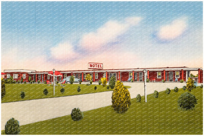 Ciampoli Motel, U. S. Route 40, Elkton, Maryland — Vintage Maryland Postcard