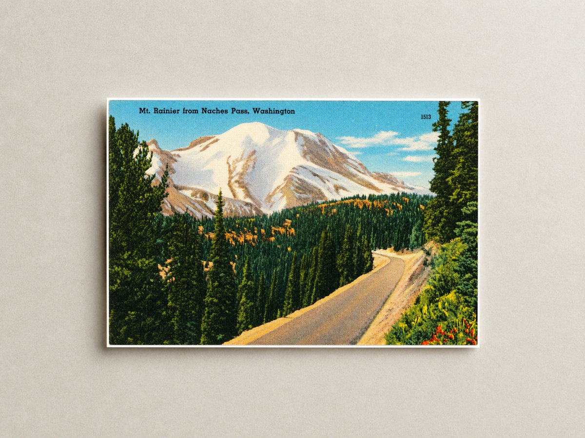 Rainier, Mount, WA: Mt. Rainier from Naches Pass