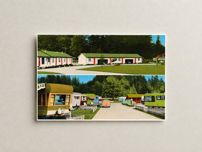 Bellingham, WA: Crest Haven Motel and Trailer Park, 2400 Samish Highway on 99 south