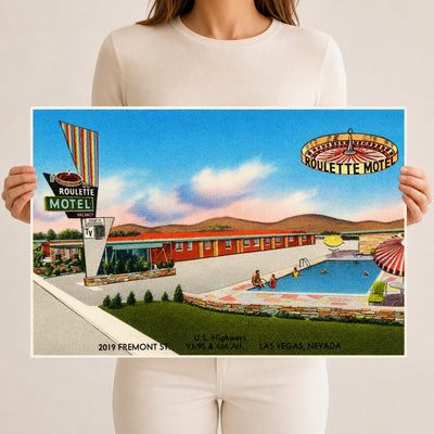 Las Vegas, NV: Roulette Motel, U.S. Highways, 2019 Fremont St.... 93 - 95 & 466 Alt.... Las Vegas