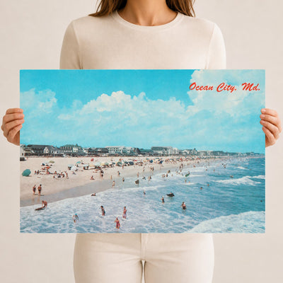Ocean City, MD — Vintage Maryland Postcard