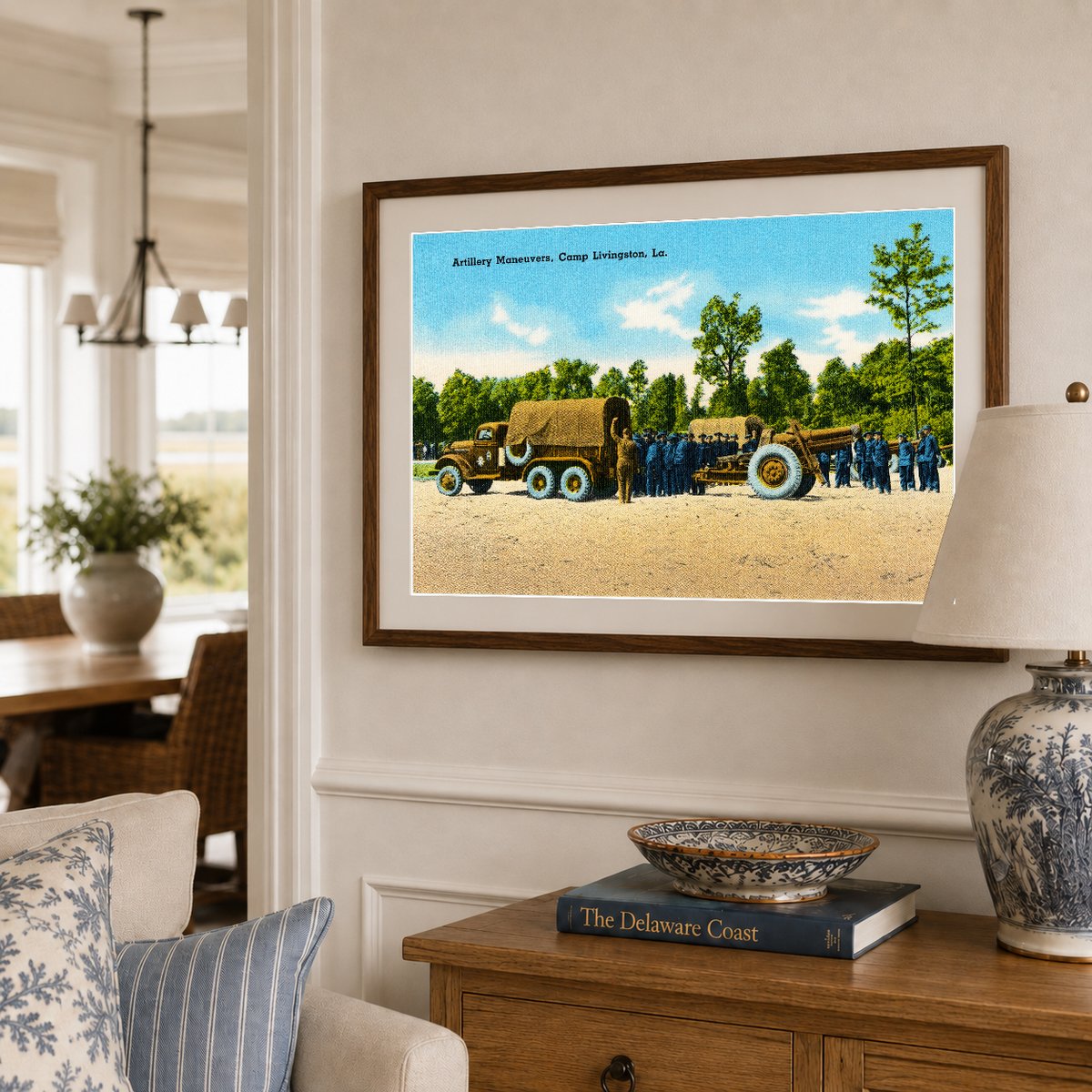 Pineville, LA: Artillery maneuvers, Camp Livingston