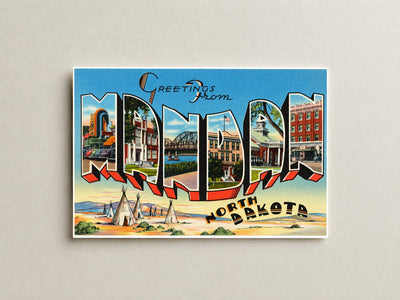 Mandan, ND: Greetings from Mandan