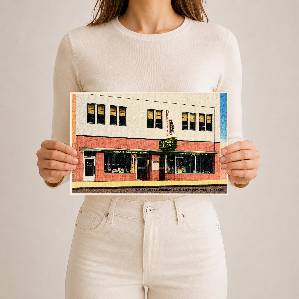 Wichita, KS: Indian Arcade Building, 217 N. Broadway