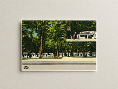Glen Echo Lodge, U. S. Route 1, Darlington, MD, 3 miles south of Conowingo Dam and 11 miles north of Bel Air, MD — Vintage Maryland Postcard