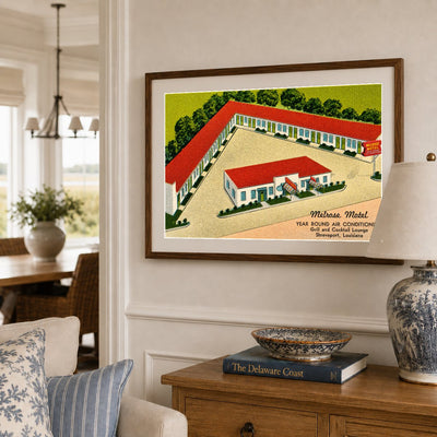 Shreveport, LA: Melrose Motel, year round air conditioning, grill and cocktail lounge