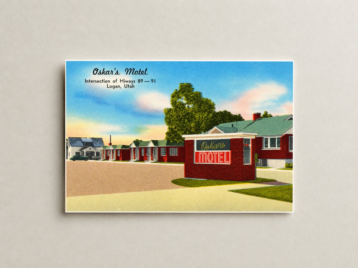 Logan, UT: Oskar's Motel, intersection of highways 89 -- 91
