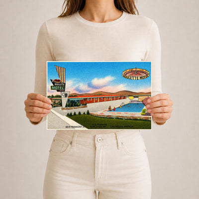 Las Vegas, NV: Roulette Motel, U.S. Highways, 2019 Fremont St.... 93 - 95 & 466 Alt.... Las Vegas