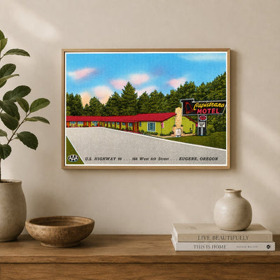 Eugene, OR: Capistrano Motel, U.S. Highway 99... 566 West 6th Street... Eugene
