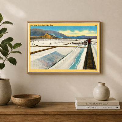 Great Salt Lake, UT: Salt beds