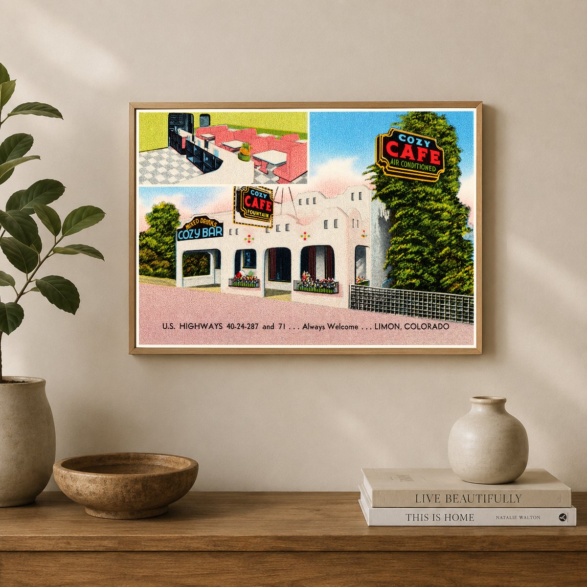 Limon, CO: Cozy Cafe, U.S. Highways 40-24-287 and 71... always welcome... Limon