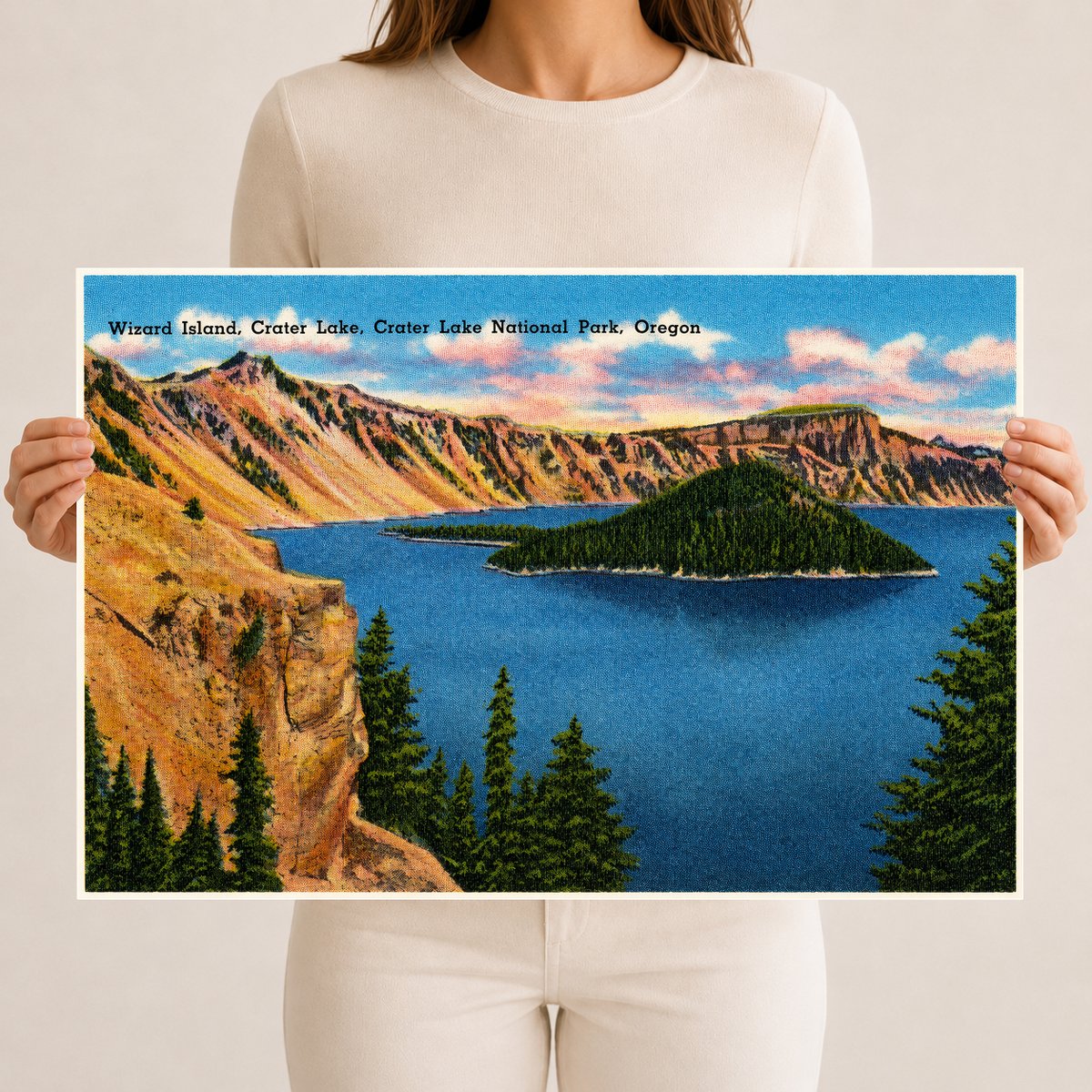 Wizard Island, OR: Wizard Island, Crater Lake, Crater Lake National Park