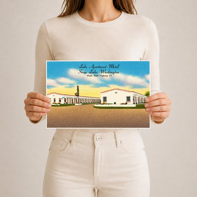 Soap Lake, WA: Lake Apartments Motel, Soap Lake, Washington, Wash. State Highway #7