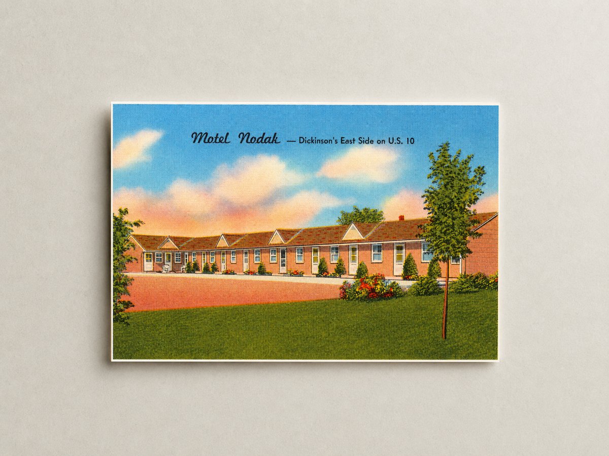 Dickinson, ND: Motel Nodak -- Dickinson's east side on U.S. 10