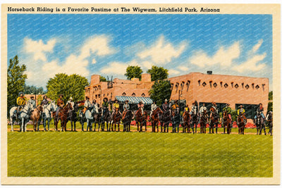 Litchfield Park, AZ: Horseback riding is a favorite pastime at The Wigwam