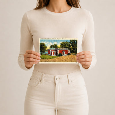Washington County Museum of Fine Arts, Hagerstown, Maryland — Vintage Maryland Postcard