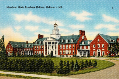 Maryland State Teachers College, Salisbury, MD — Vintage Maryland Postcard