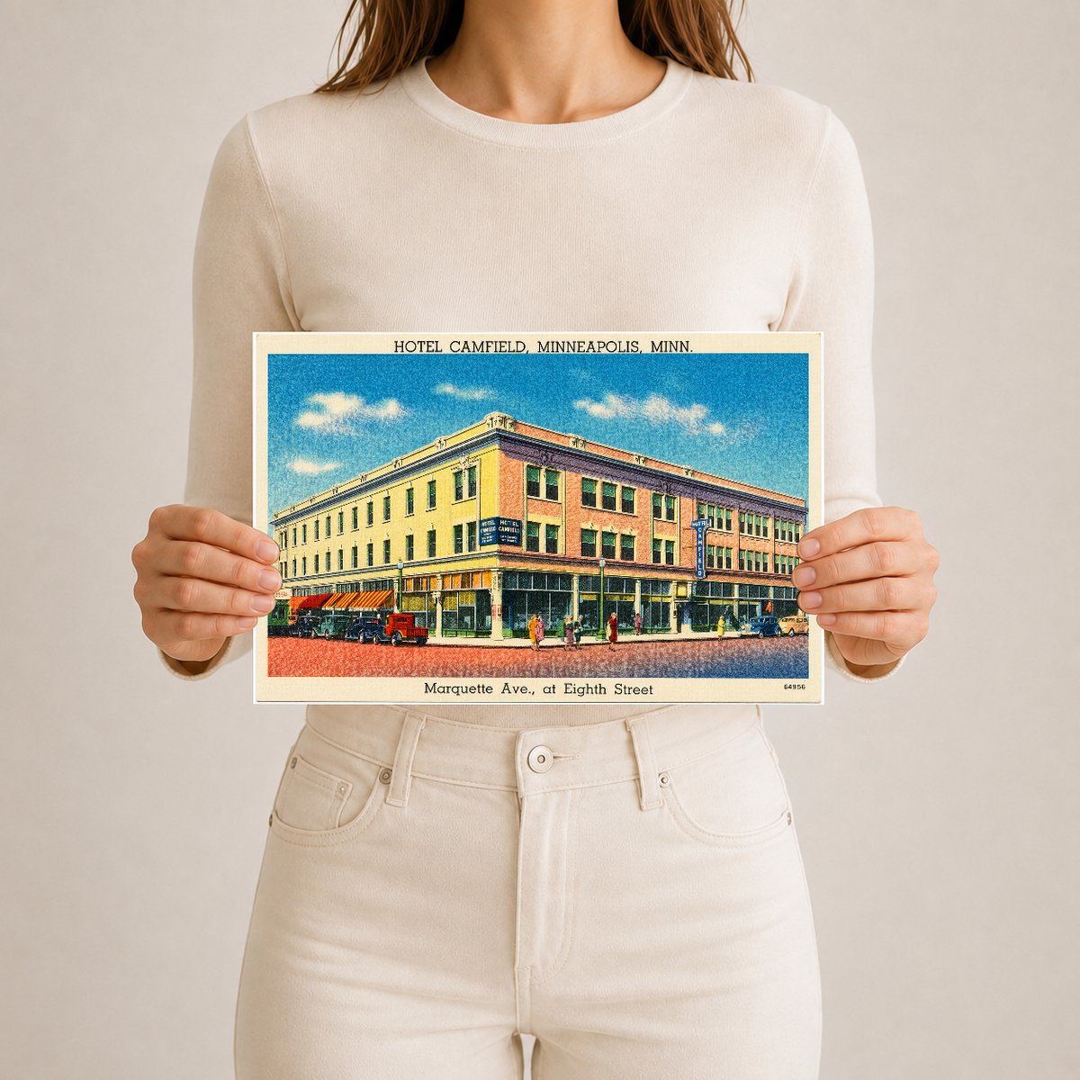 Minneapolis, MN: Hotel Camfield, Minneapolis, Minn. Marquette Ave., at Eighth Street