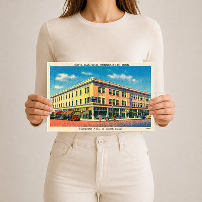 Minneapolis, MN: Hotel Camfield, Minneapolis, Minn. Marquette Ave., at Eighth Street