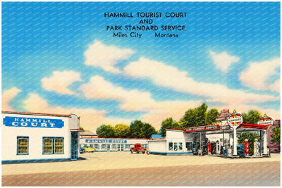 Miles City, MT: Hammill Tourist Court and Park Standard Service