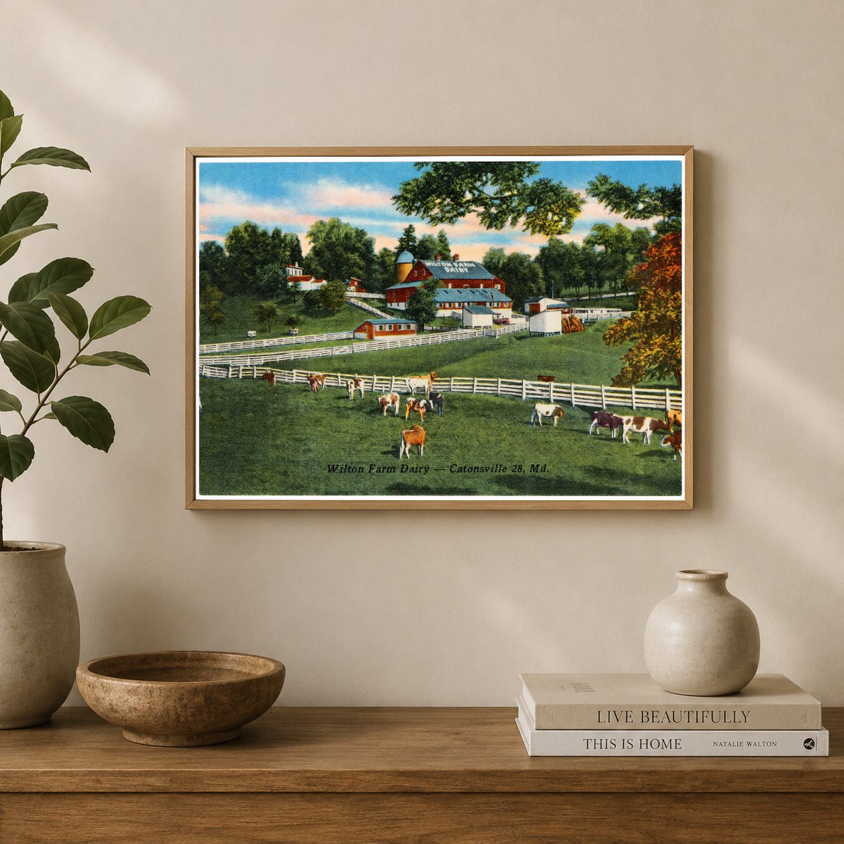 Wilton Farm Dairy -- Catonsville 28, MD — Vintage Maryland Postcard