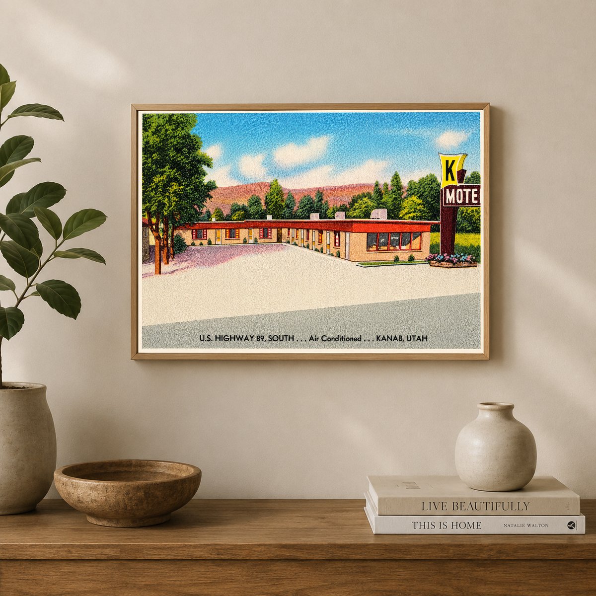 Kanab, UT: K Motel, U.S. Highway 89, south... Air conditioned... Kanab