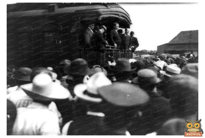 1908 Presidential Visit: Taft Engages Iowa Crowd