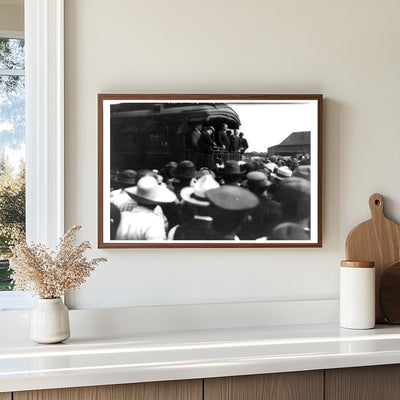 1908 Presidential Visit: Taft Engages Iowa Crowd