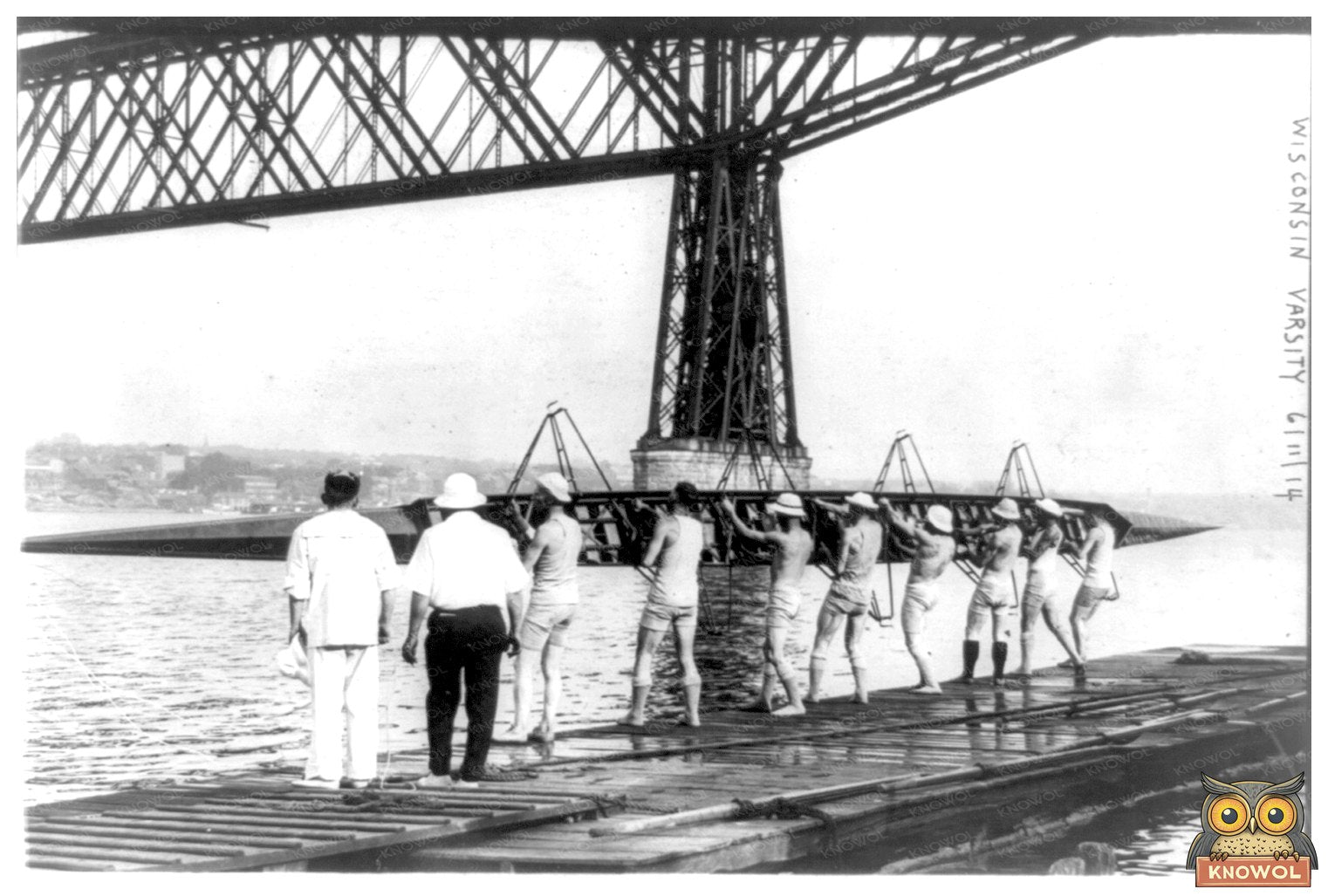 Historic 1914 Wisconsin Varsity Rowing Competition
