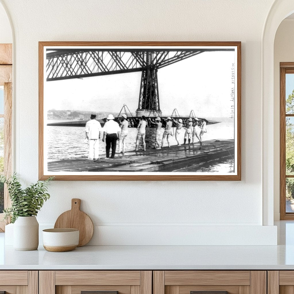 Historic 1914 Wisconsin Varsity Rowing Competition