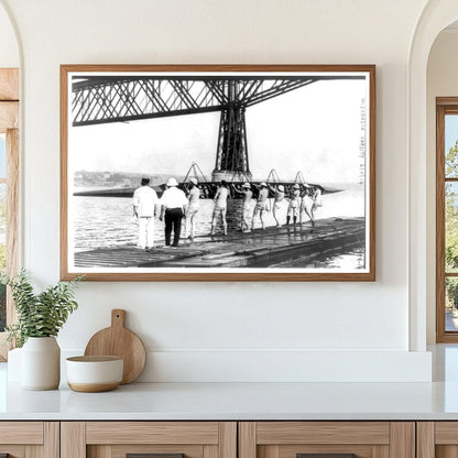 Historic 1914 Wisconsin Varsity Rowing Competition