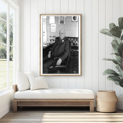 Regal Portrait of Champ Clark, Early 20th Century Leader