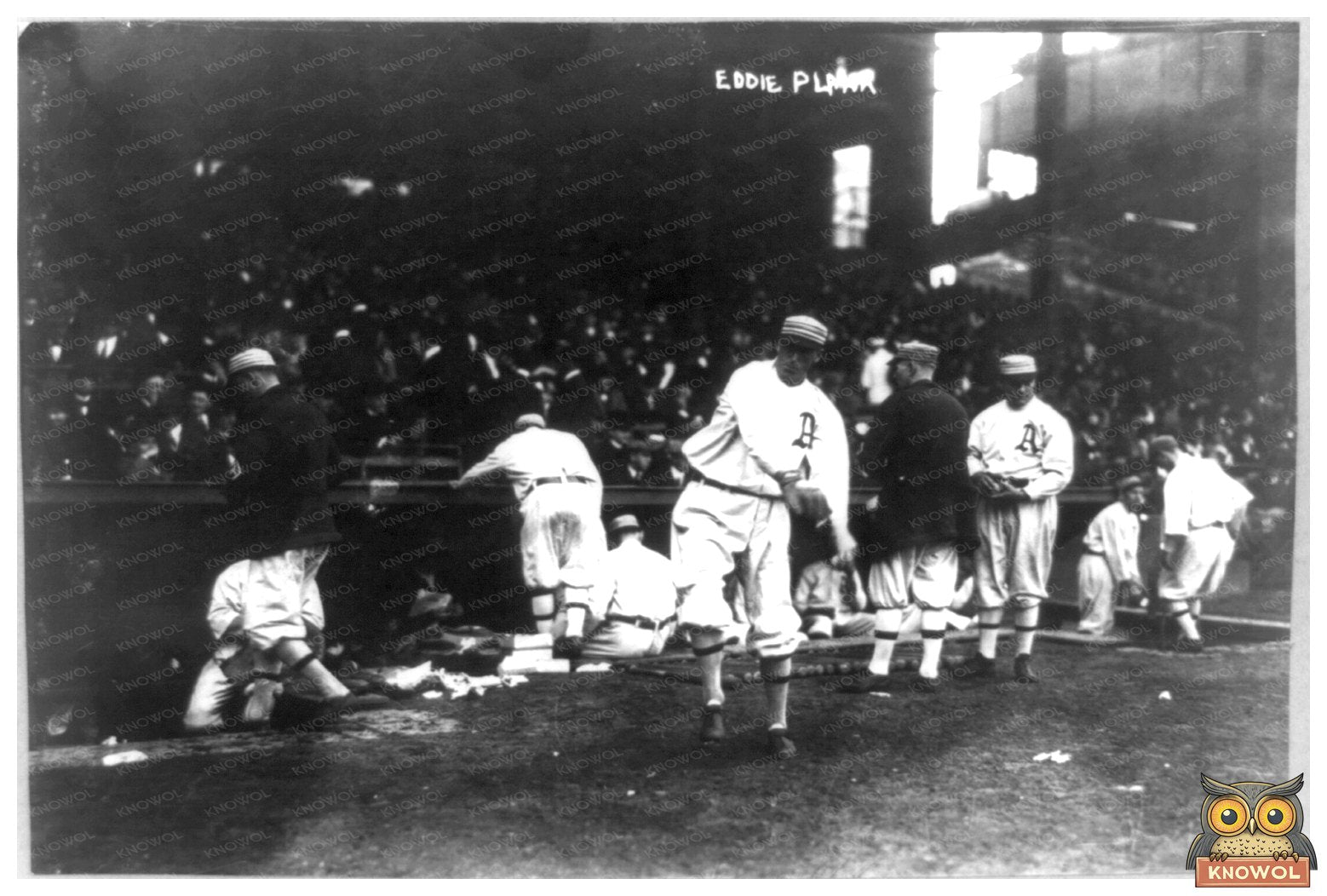 1914 Philadelphia Athletics Pitcher in Bullpen Warm-Up