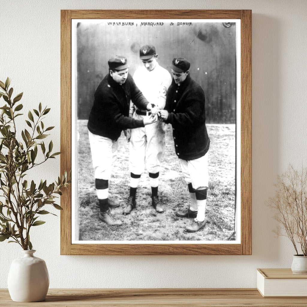 Three Giants of Baseball: 1908 Team Moment