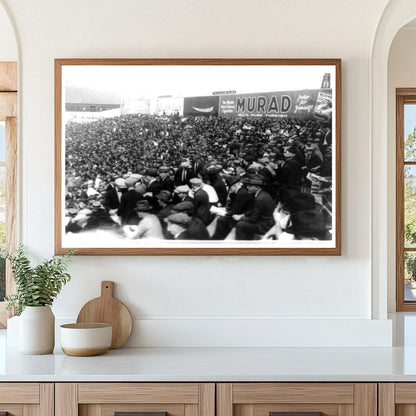 Historic Polo Grounds Crowd at 1922 World Series Opener