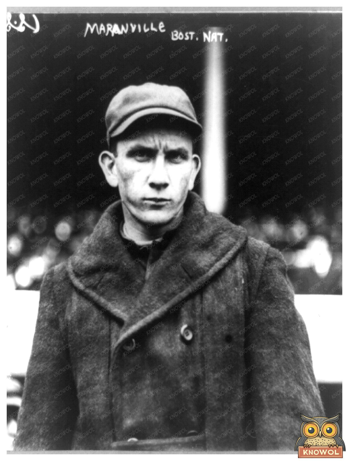 Vintage 1914 Boston Baseball Star Portrait