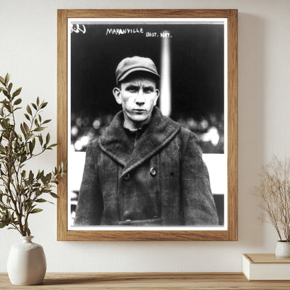 Vintage 1914 Boston Baseball Star Portrait